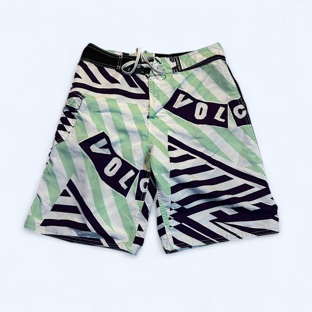 Volcom VTG 00s Y2K Baggy Oversized Surf Boardshort Trunks